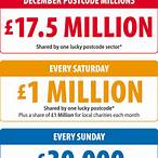 how much can you win on postcode lottery